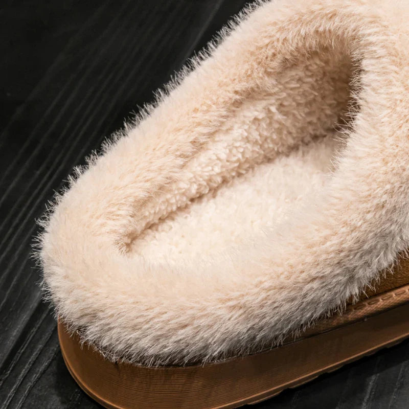 Ladies Fluffy Slippers Winter Warm | Slippers | Non-slip Indoor Slippers for Ladies & Men