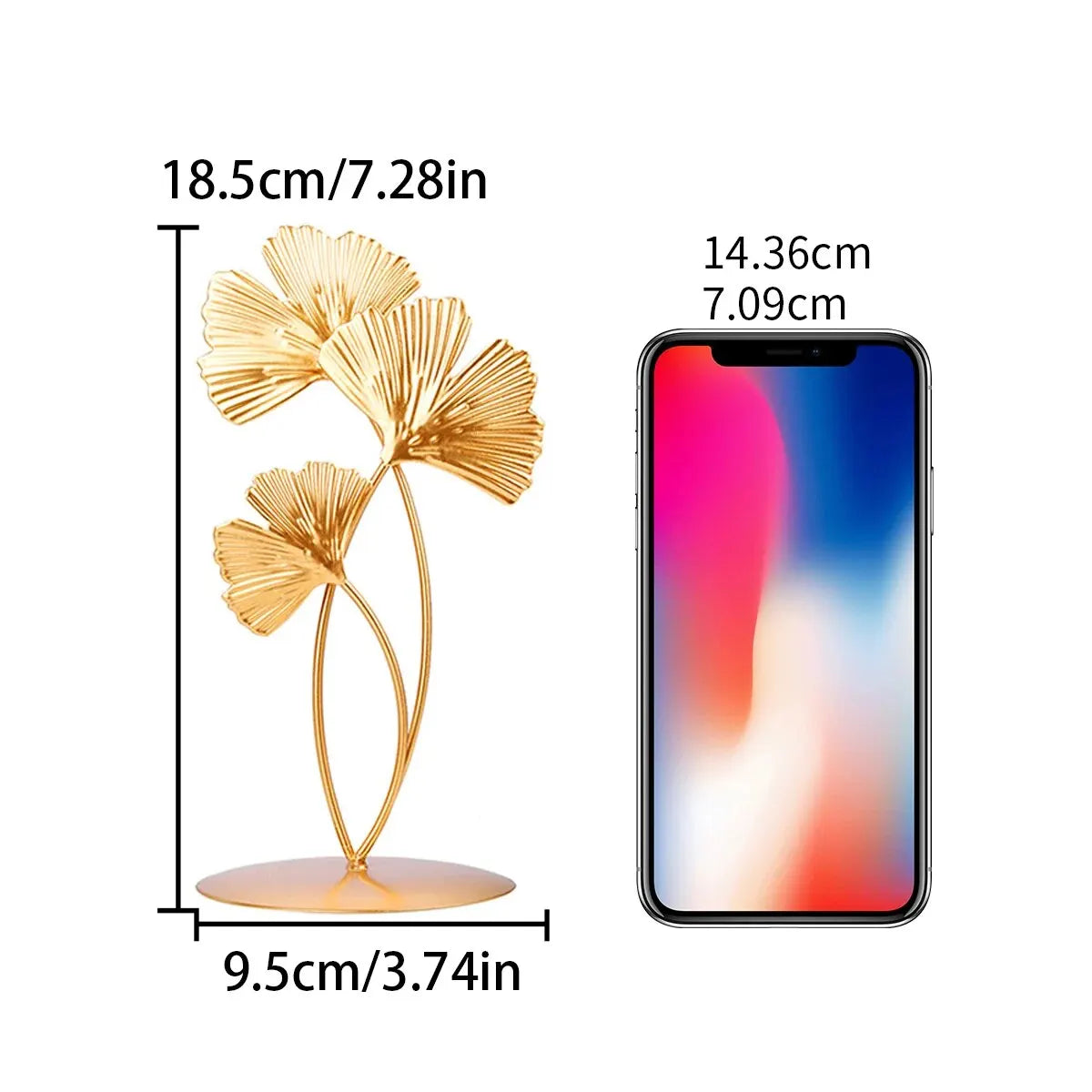 Metal Leaf Ornaments - Elegant and Modern