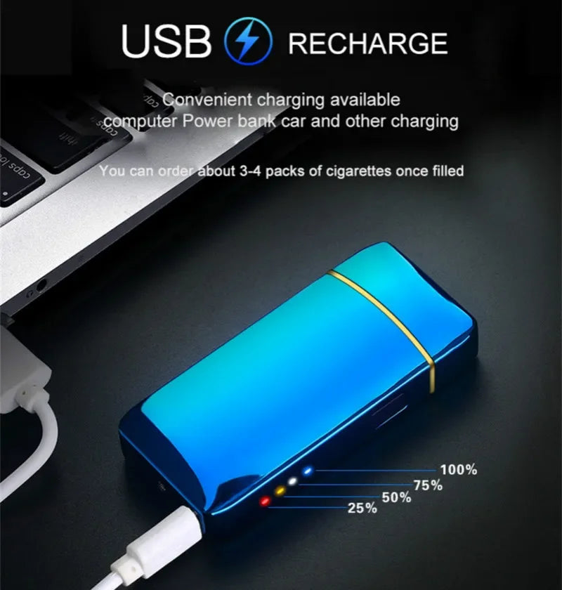 Electronic Windproof Lighters – Rechargeable USB Plasma Lighter