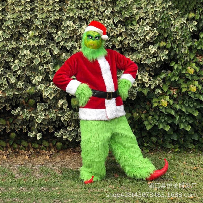 Grinch Christmas Costume - Complete with Accessories for a Festive Look