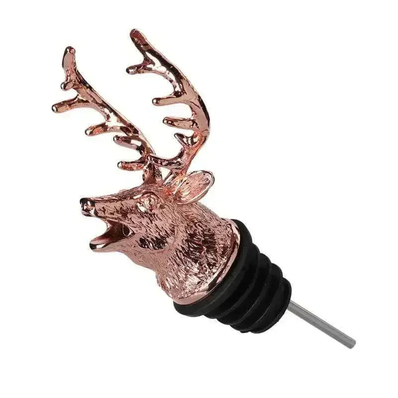Stag Head Wine Pourer - Elegant and Functional