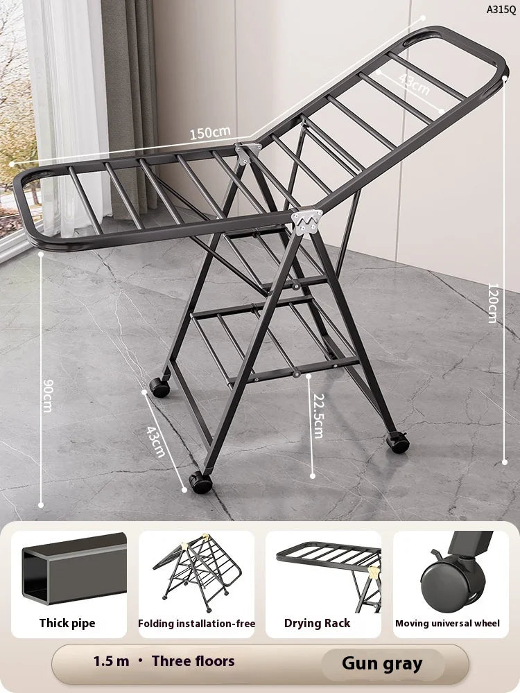Slim Drying Rack - For an efficient and space-saving laundry routine