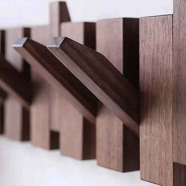OpulenceHook Magnetic Wall Hanger | Elegant wooden hooks for stylish entryway storage