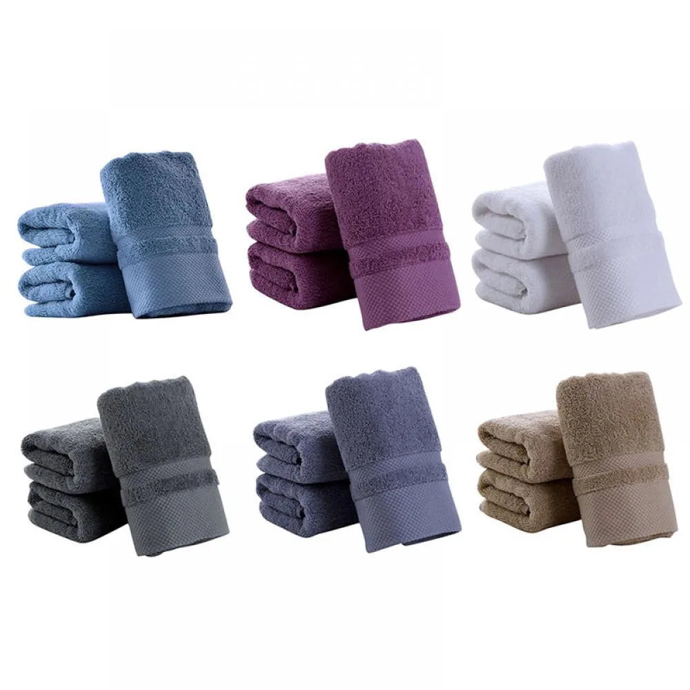 Cotton Towels, Bathroom Towel Set, Ultra Soft 35X75Cm
