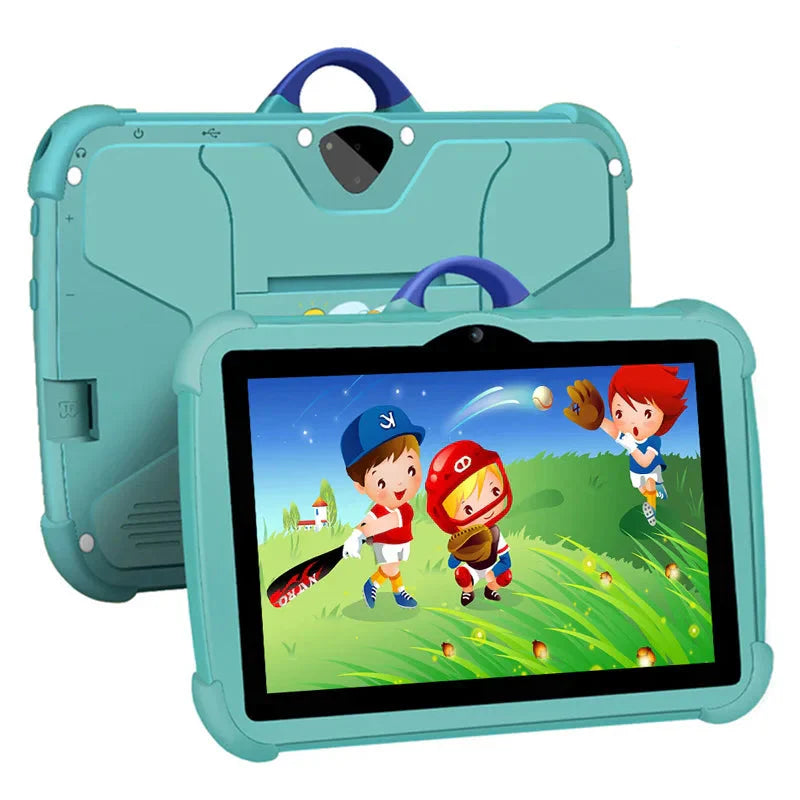 Kids' Tablet 7 Inch Green 4GB RAM 64GB ROM for Children Android