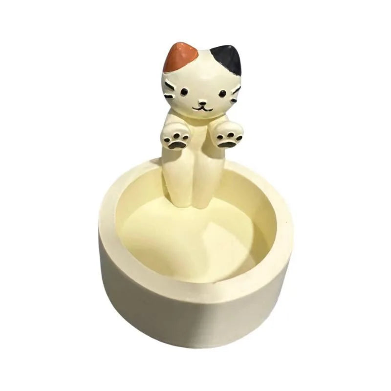 Kitten Candle Holder Cute Cat Candle Holder Creative Aromatherapy Candle Holder
