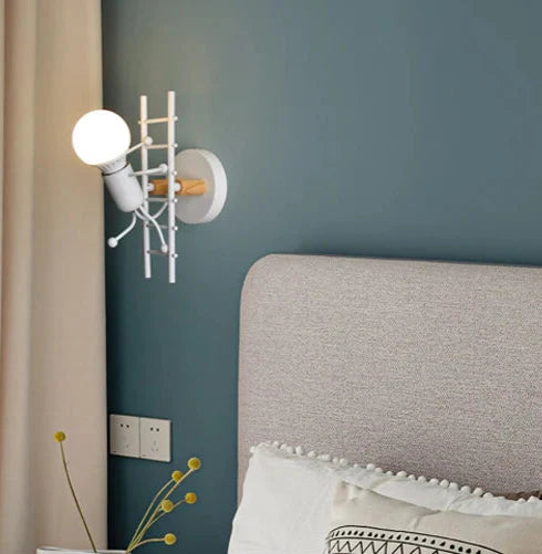 GlowClimb Designer Sconce | Unique staircase wall lamp for cozy bedrooms and living rooms