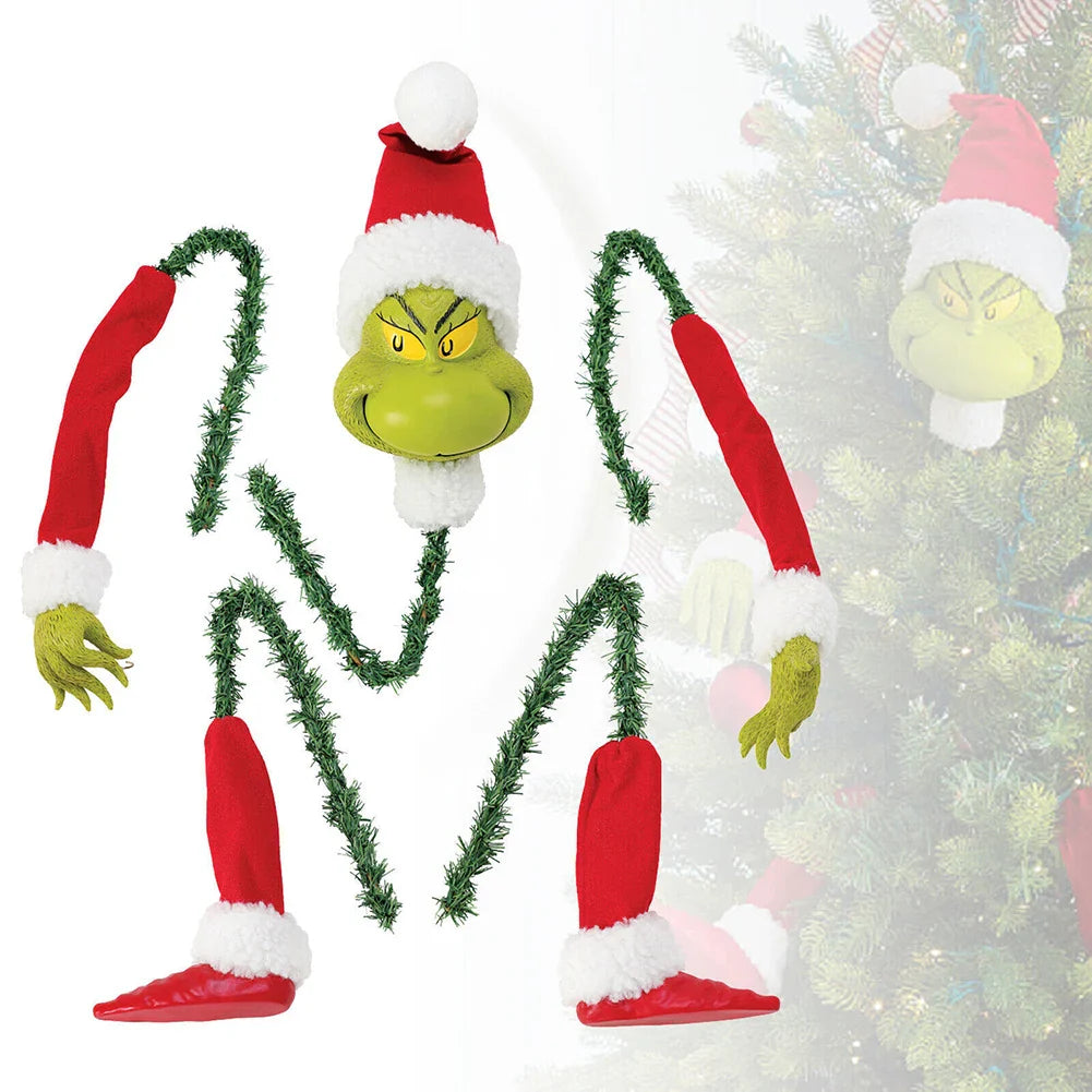 Grinch Christmas Decoration Figure - For Creative Festive Joy