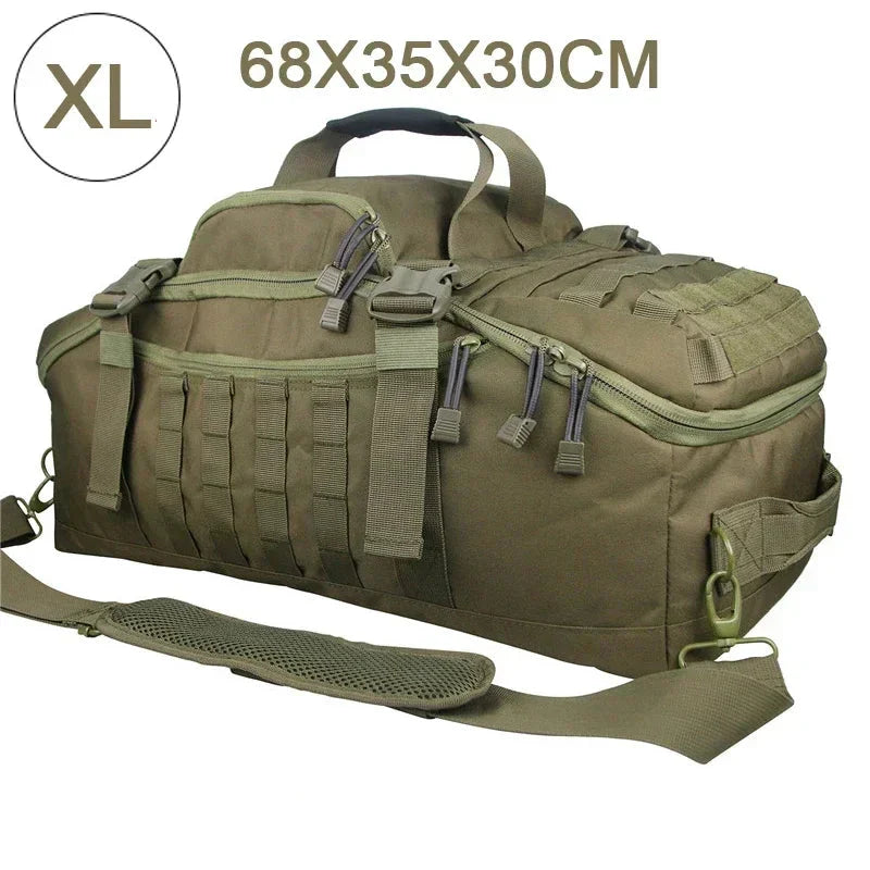 Large Tactical Travel Bag and Rucksack - TrailTrek Duffle