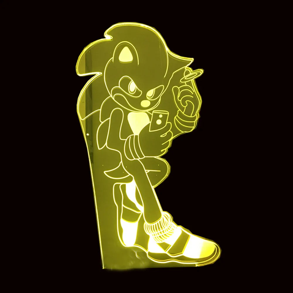 Sonic LED Lamp - Playful Lighting for Gamers