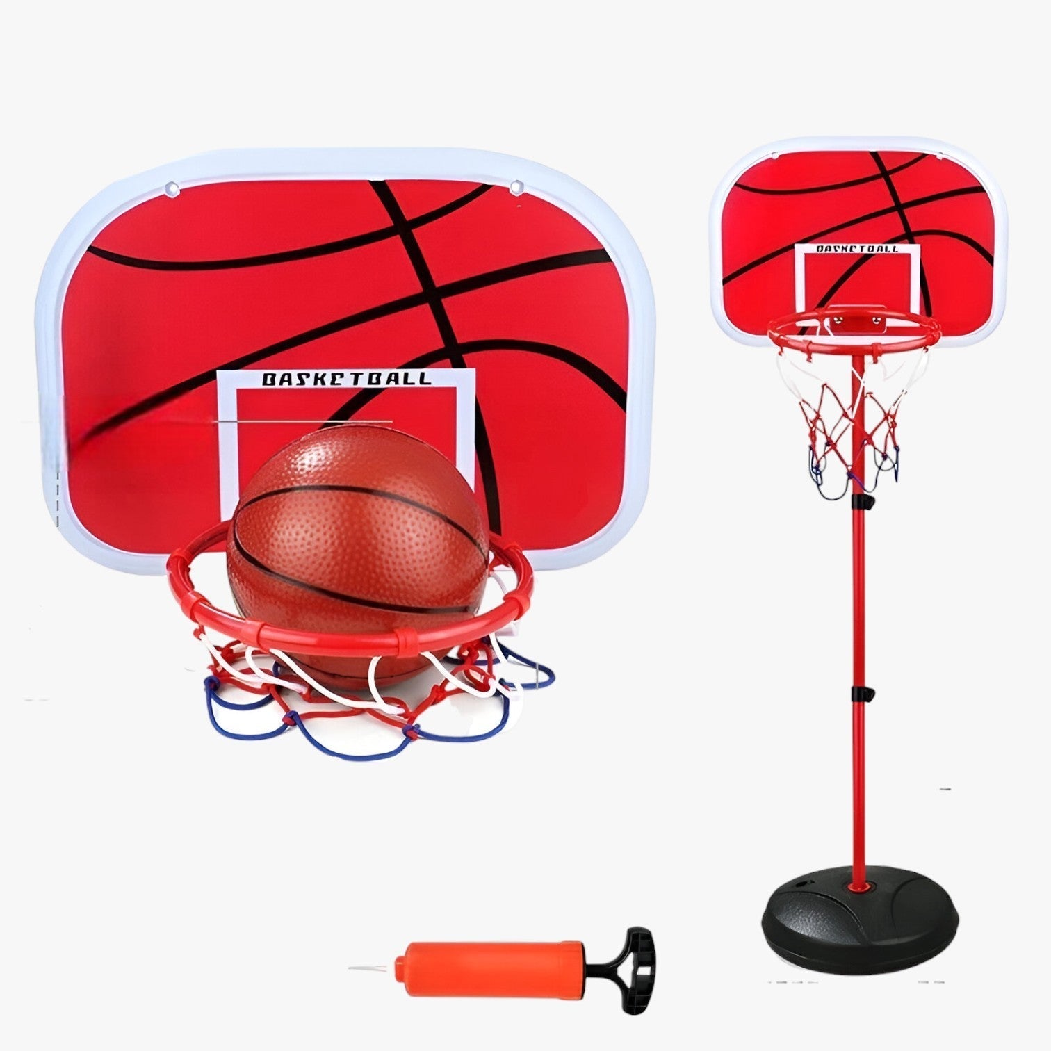 Height-Adjustable Children's Basketball Hoop – Fun for Indoor & Outdoor Play