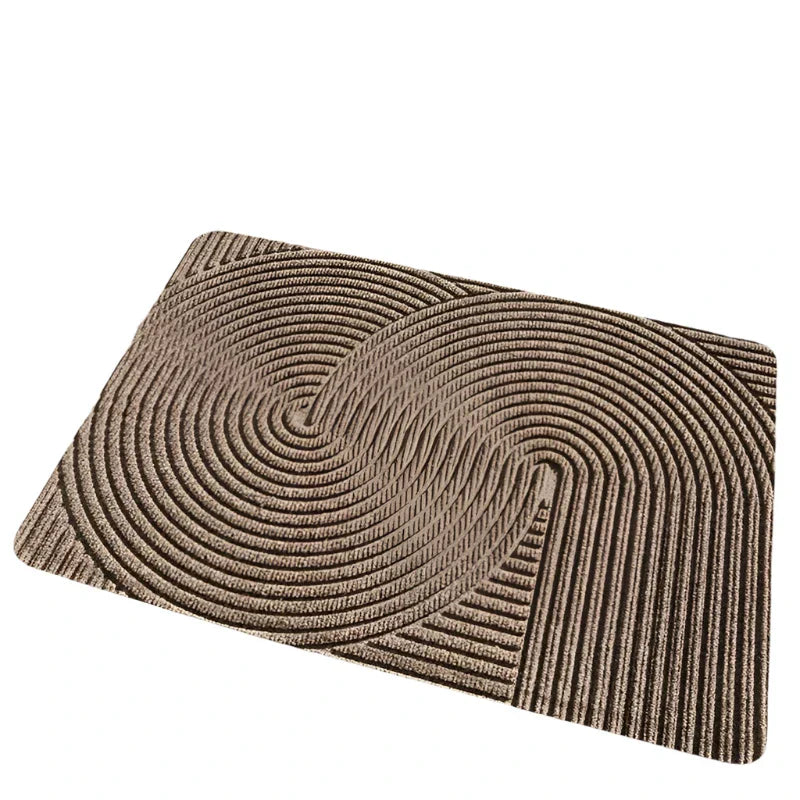 MatLuxe Elegant Geometric Door Mat | Dirt-Trapping and Weather-Resistant Floor Protector
