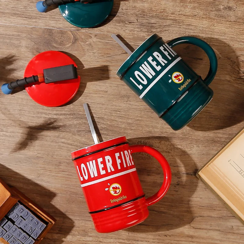 Creative Fire Extinguisher Mug - Unique and Practical for Home or Office