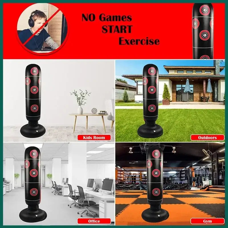 Inflatable Punch Bag – For Training and Fun