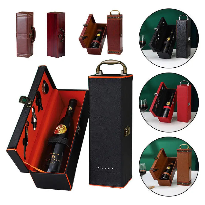 Luxury Wine Case - Stylish Storage for Wine and Accessories