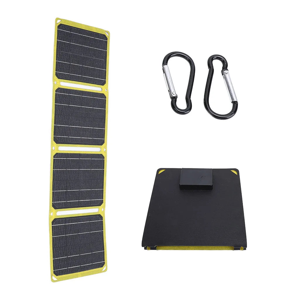 SolarLux RadiantFold Portable Charger | High-efficiency foldable solar panel charger for on-the-go energy
