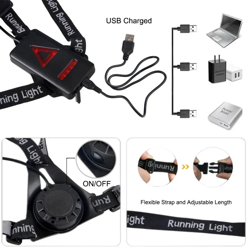 Vastfire Night Safety Lamp - Enhanced Visibility for Runners