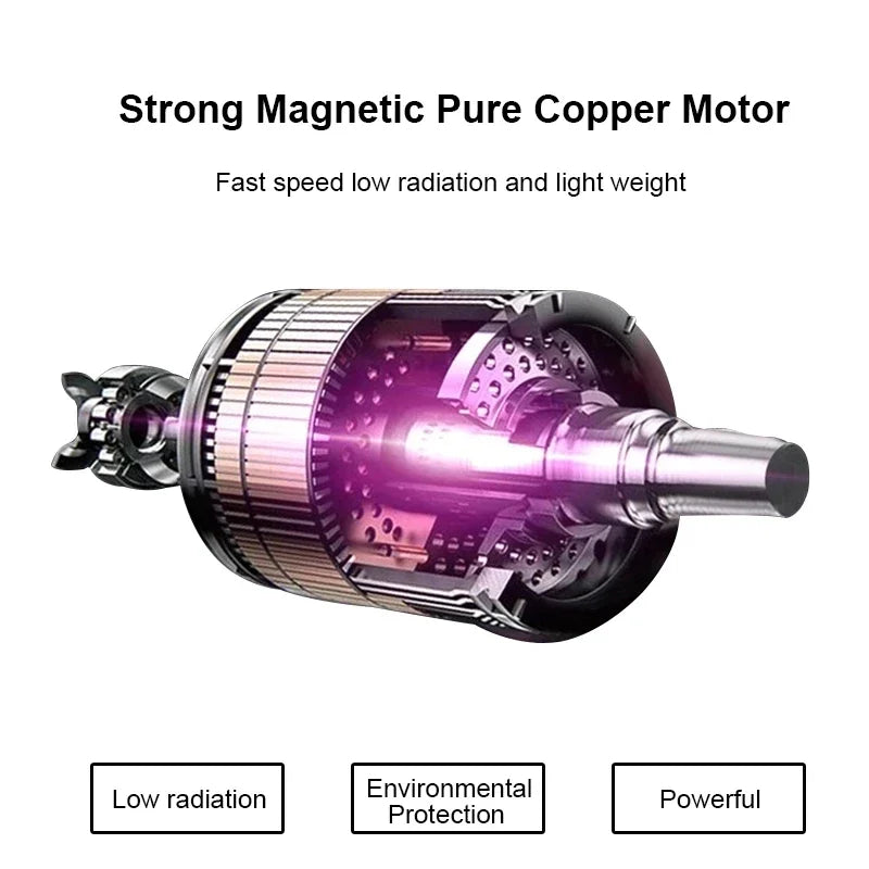 2200W Professional Hair Dryer – Powerful Fast Heating with Hot and Cold Settings