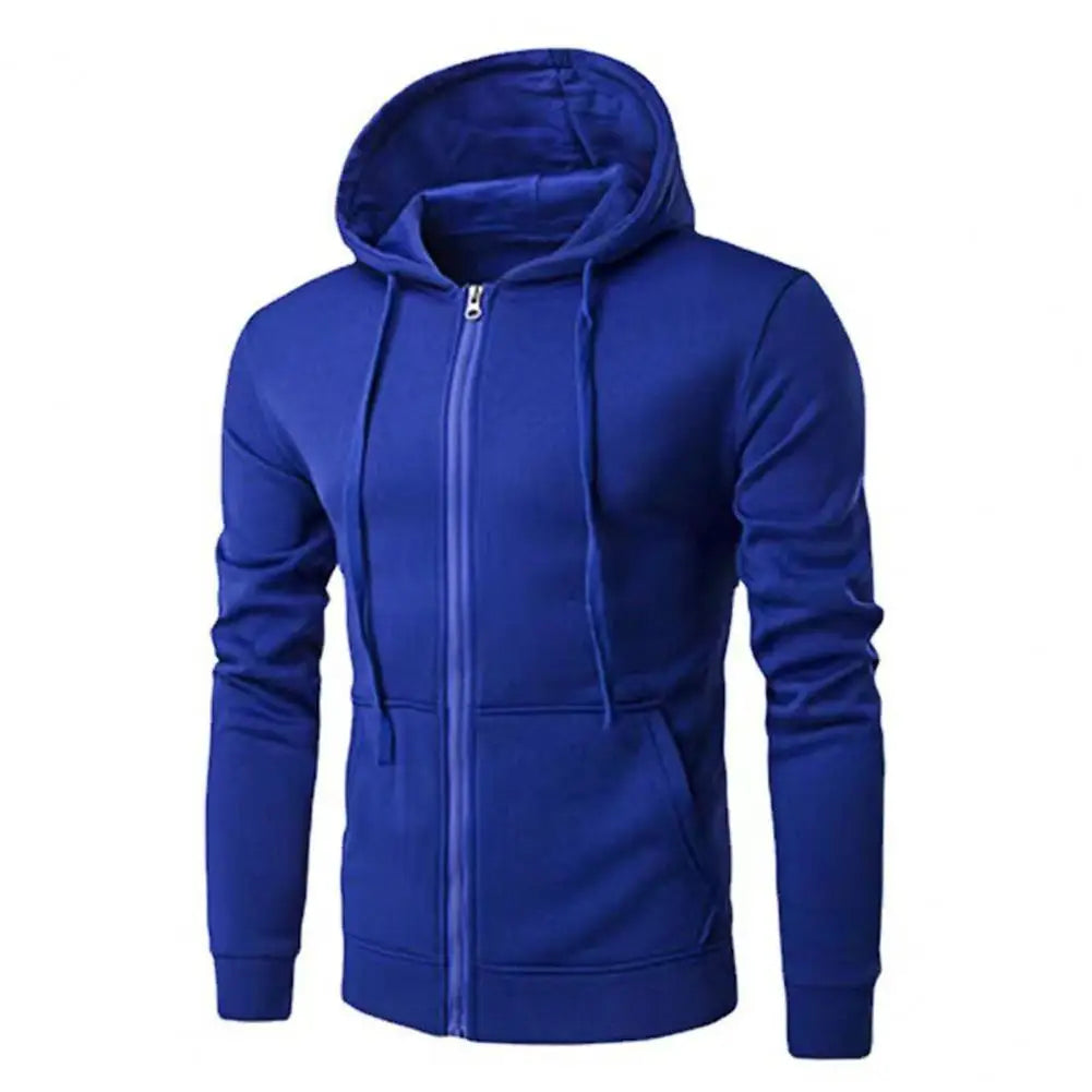 FlexGear Autumn Men's Hoodie Sweatshirt Slim Fit Long Sleeve | Hoodie | Casual Sweatshirt with Zip Closure, Fashion Jacket for Men