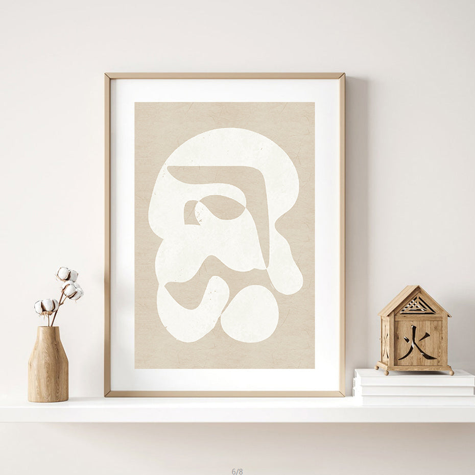 Boho Rainbow Canvas - Bohemian Abstract Wall Art