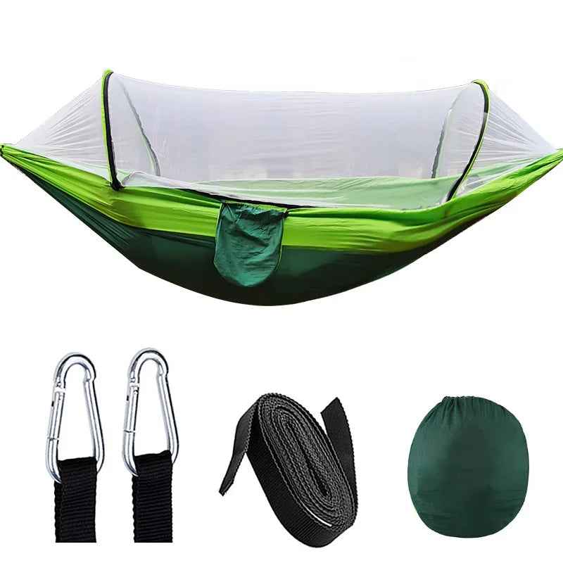 Outdoor Hammock with Mosquito Net – SkyNest