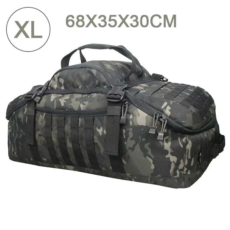 Large Tactical Travel Bag and Rucksack - TrailTrek Duffle