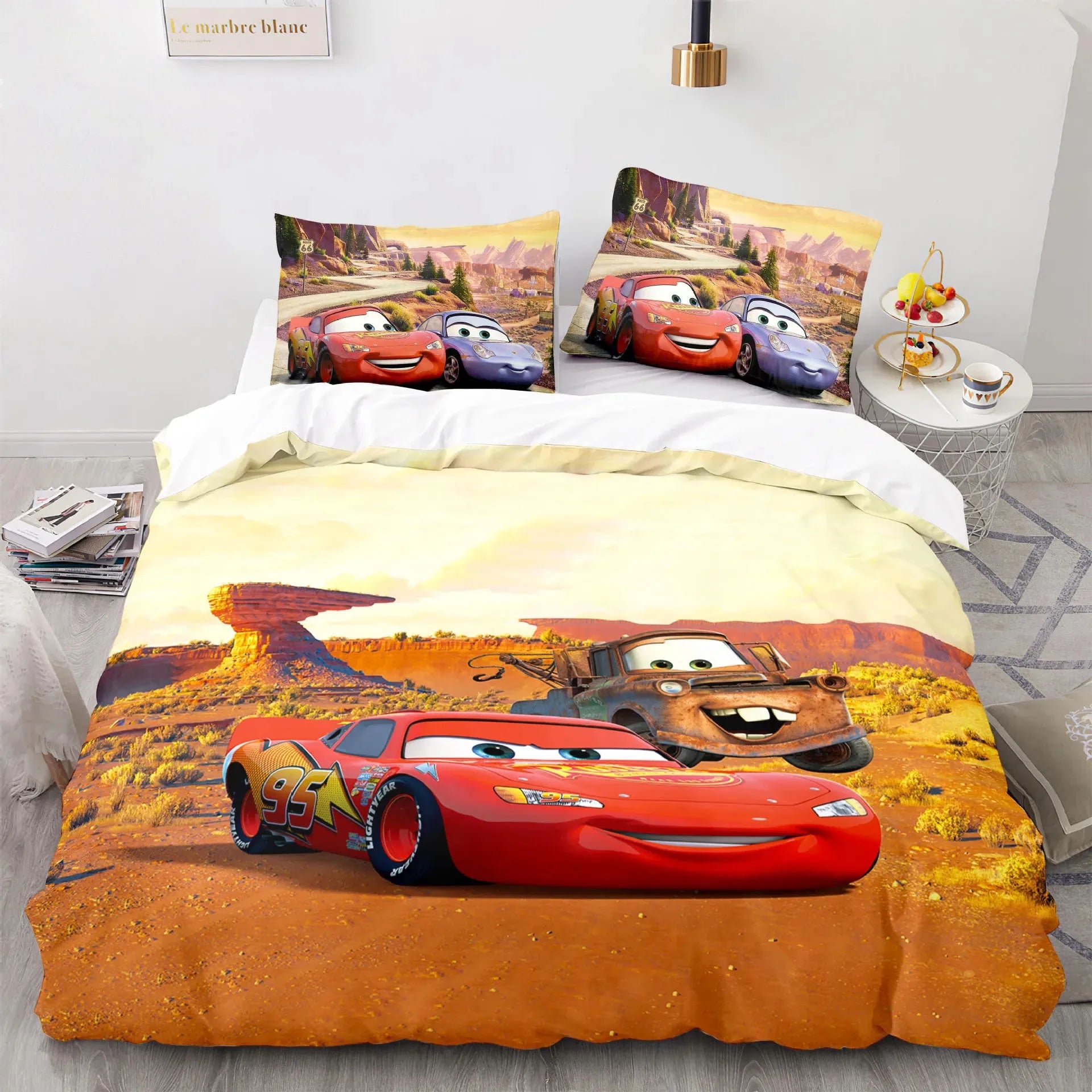 Cars Lightning McQueen Bedding Set – Fun and Comfortable Set for Children