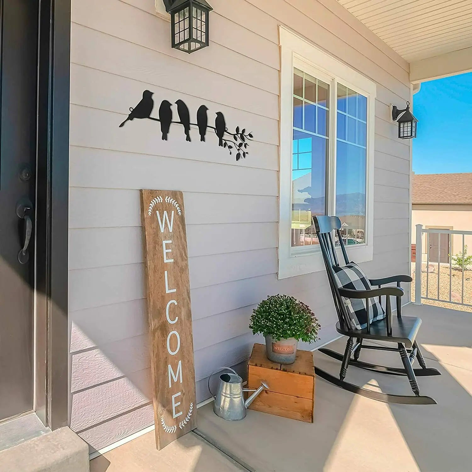 Birdsong Wall Decoration – Atmospheric Sitting Birds