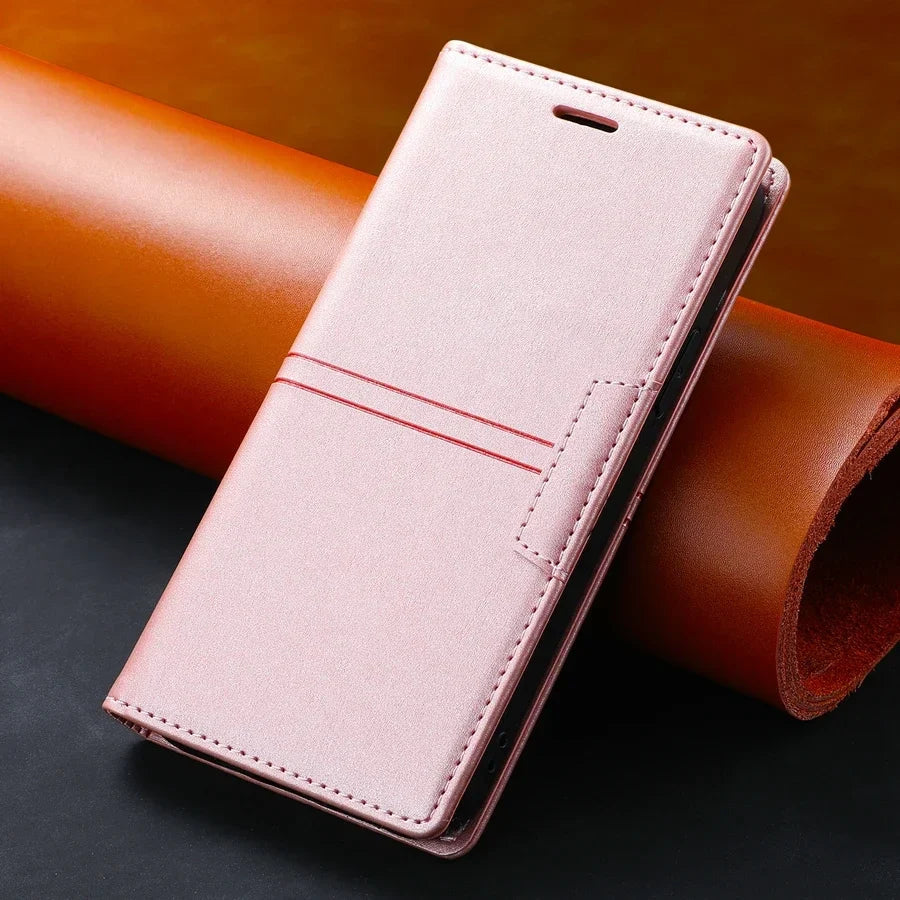 Nordholm Leather Wallet Flip Case – Stylish Protection for Google Pixel