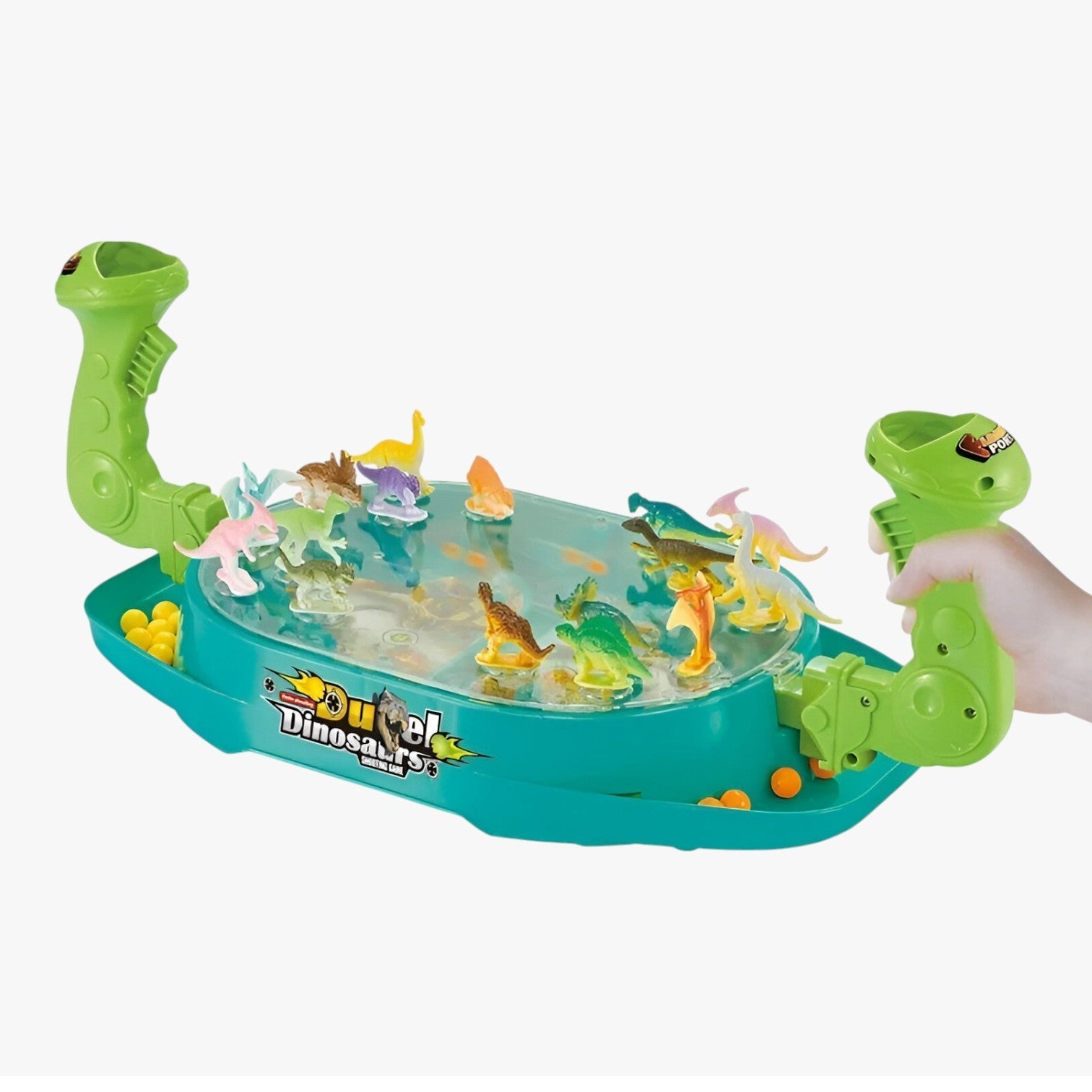 Catapult Fun DinoShot – Skill Game for Two with Learning Factor