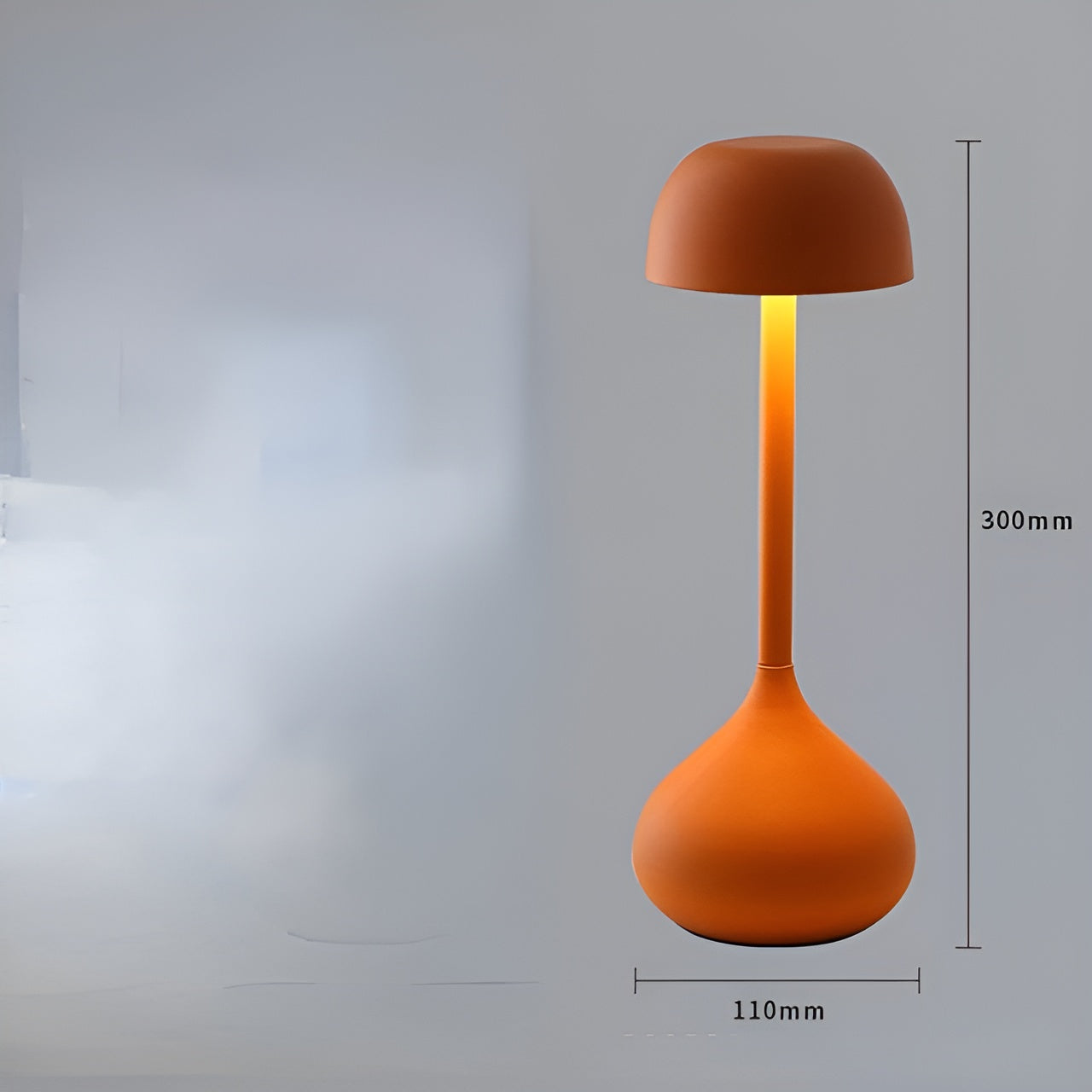 Wireless Dimmable Mushroom Table Lamp – GlowMush