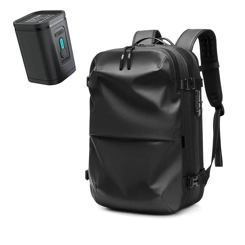 ElitePack Air Compression Backpack | 60L waterproof business and travel backpack with vacuum compression technology