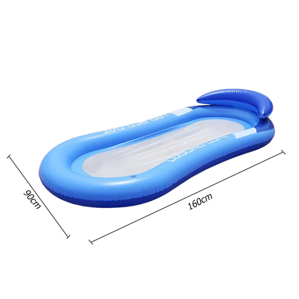 Luxury Inflatable Water Hammock - Comfortable Floating Bed for Pool and Beach