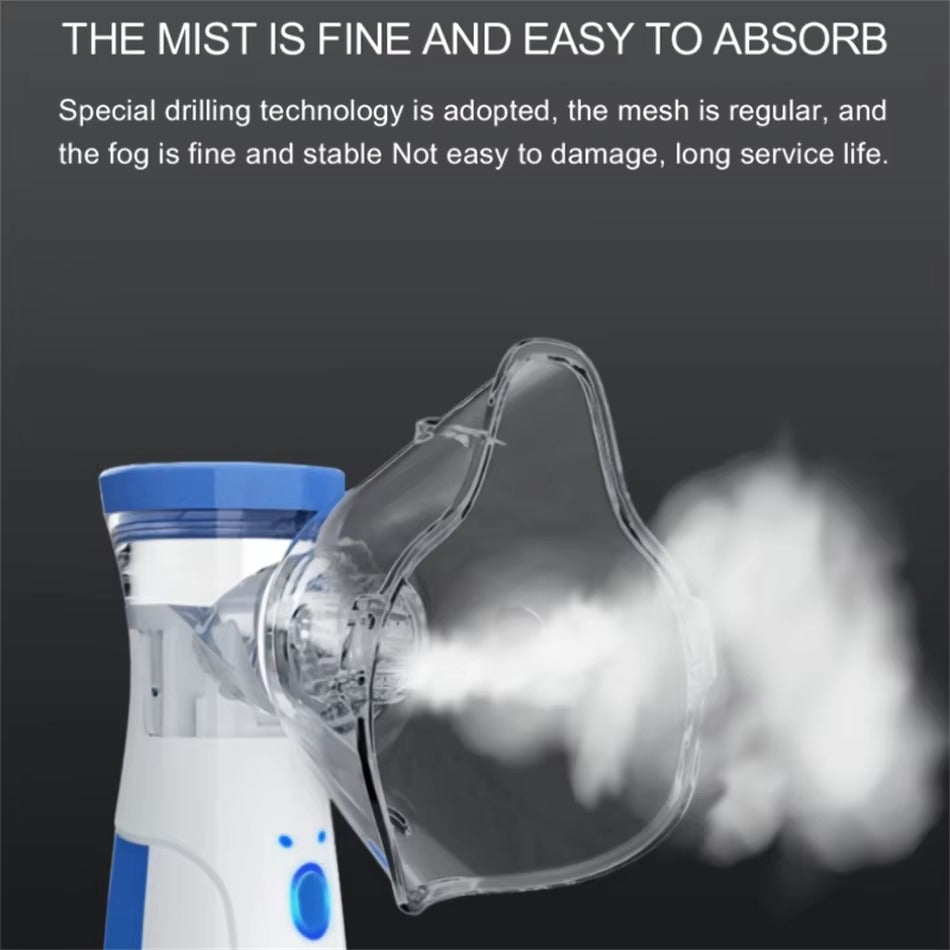 Portable Mini Mesh Nebuliser for Adults and Children