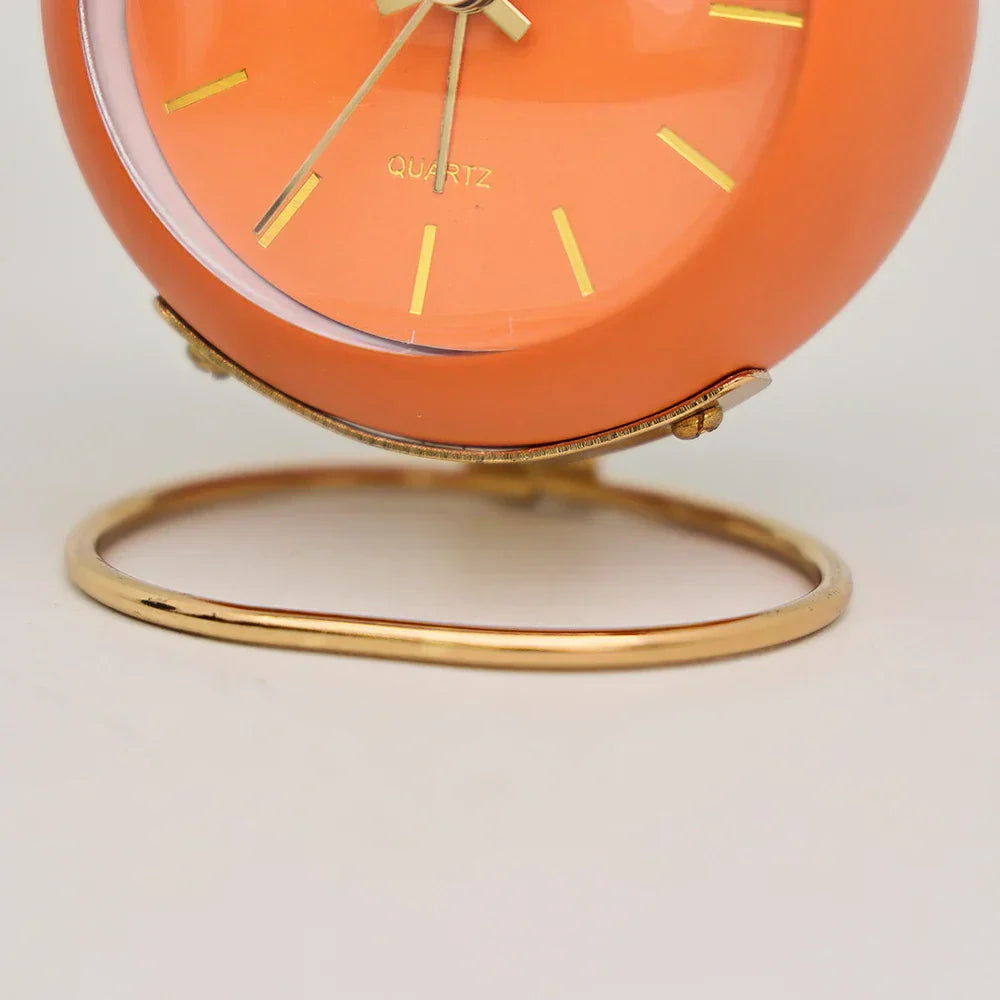 Minimalist Alarm Clock – Silent Desk Clock with Luminous Hands | Scandinavian Design