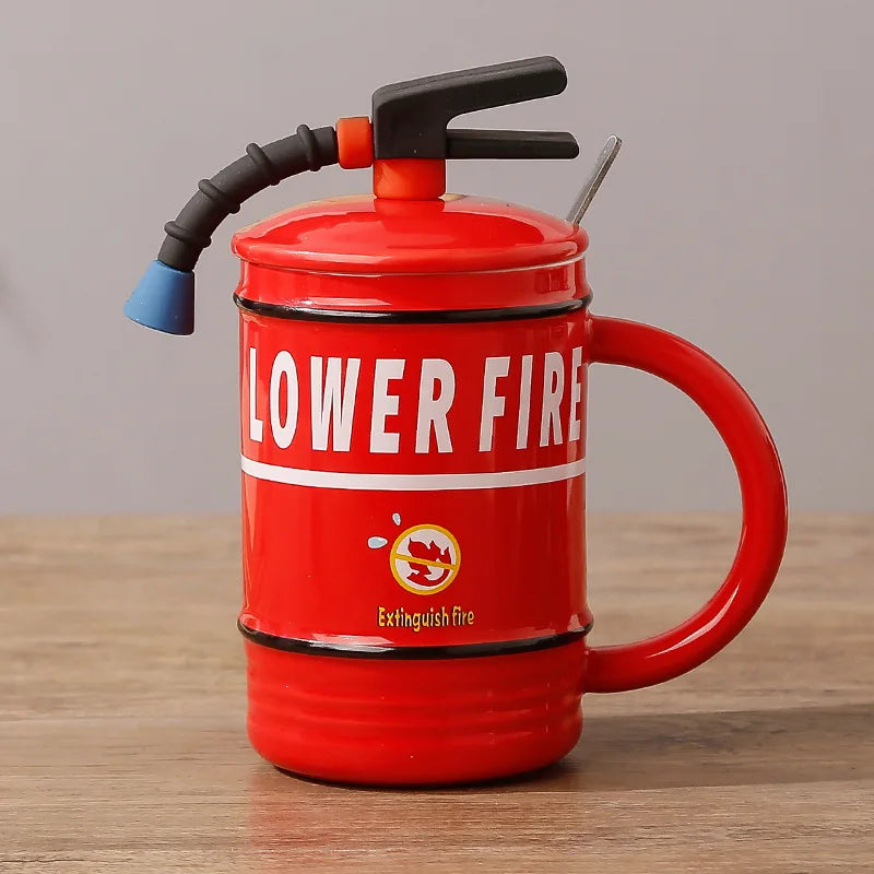 Creative Fire Extinguisher Mug - Unique and Practical for Home or Office