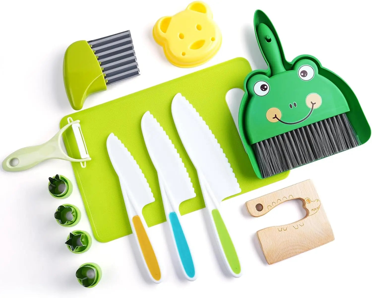 Cheerful Children's Kitchen Set - Creative Cooking for Young Chefs