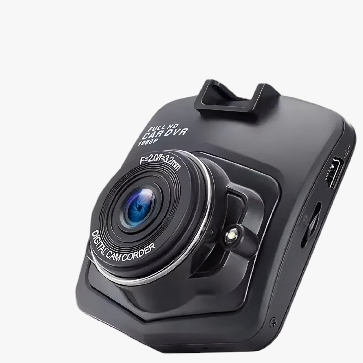 Compact 1080p HD Dashcam – Night Vision with Loop Recording