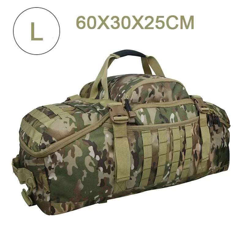 Large Tactical Travel Bag and Rucksack - TrailTrek Duffle