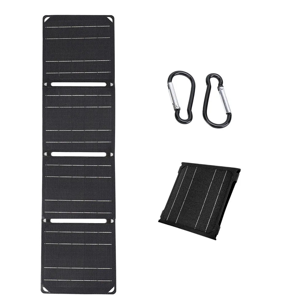 SolarLux RadiantFold Portable Charger | High-efficiency foldable solar panel charger for on-the-go energy