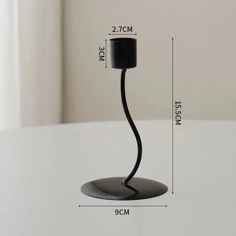 1 Piece Candle Holder Crafts Simple Nordic Desk Candle Decoration