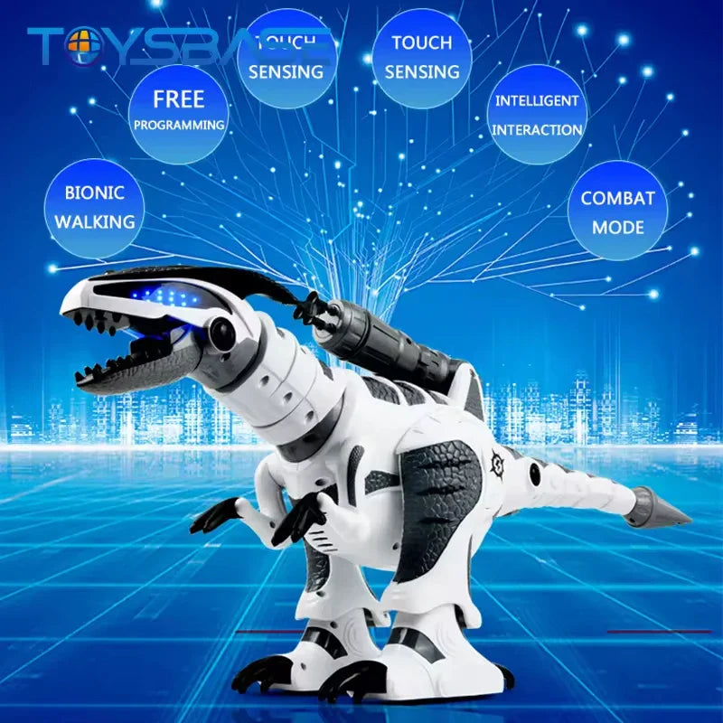 Mega DinoBot - Remote-Controlled Robot Dinosaur for Adventures