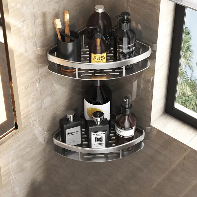 Bathroom Corner Shelf Without Drilling – Stylish and Practical Solution for Shower Storage