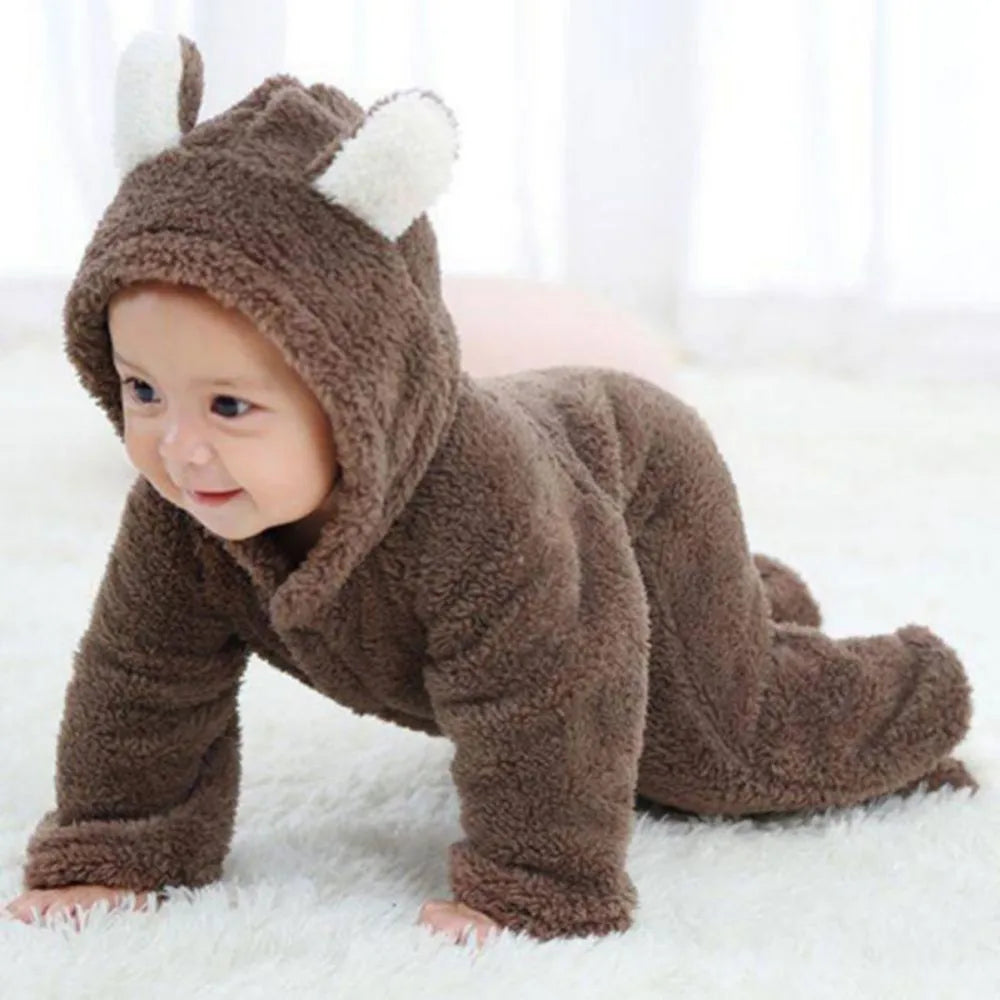 SnuggleTots – Warm Fleece Baby Bodysuits for Newborns