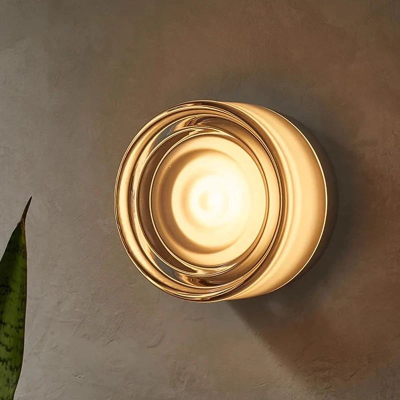 LustreLume Designer wall light | Modern circular lighting for bedrooms and hallways