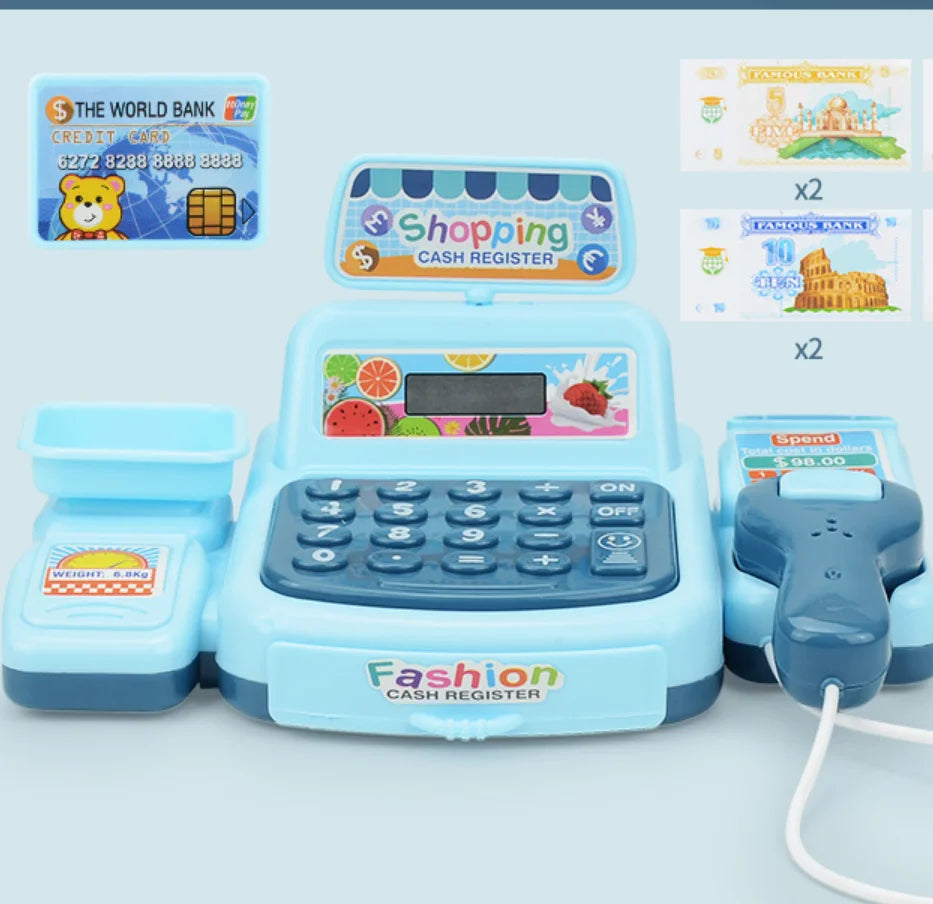 Colourful Toy Cash Register - Creative Shopping Fun