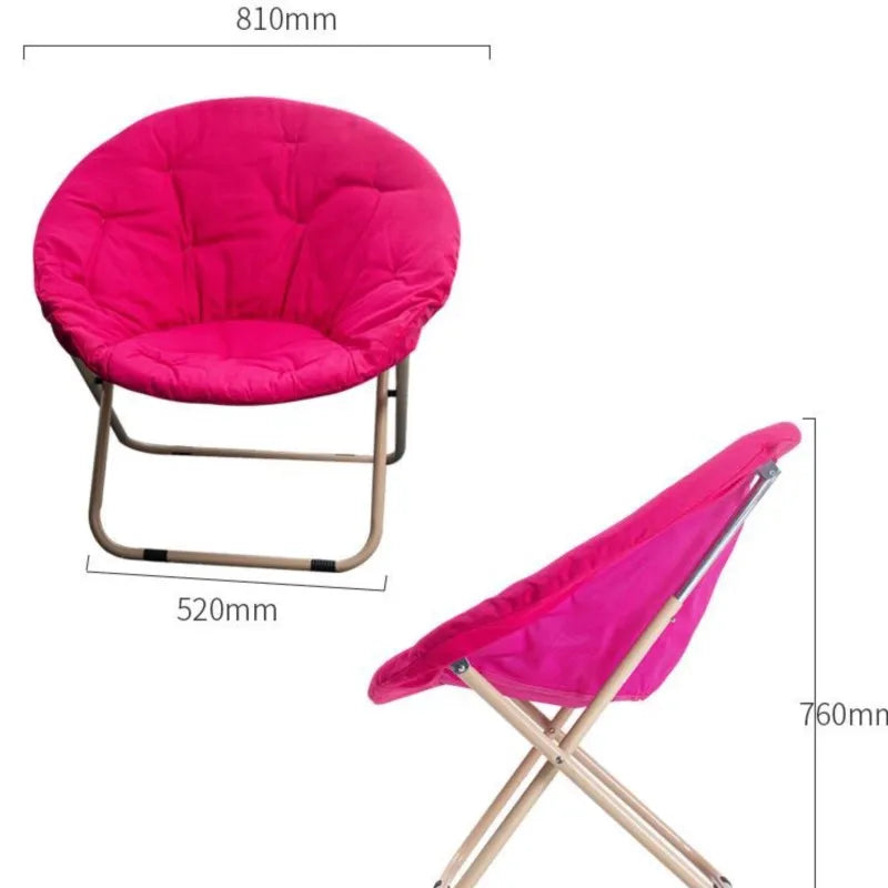 Large Foldable Moon Chair – Comfortable Chair for Indoor and Outdoor Use