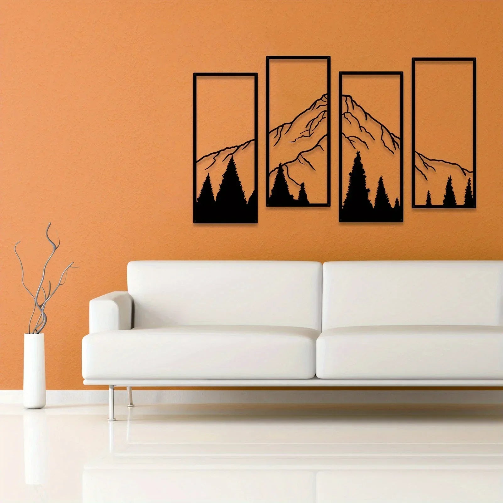 Majestic Mountains Wall Art – Four-Piece Art Set