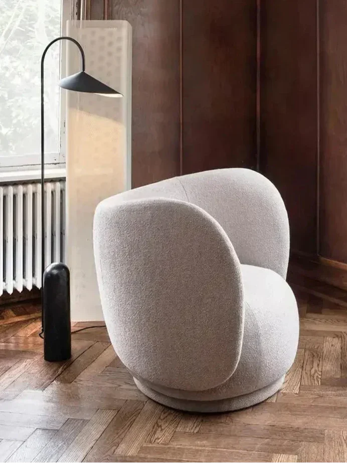 Nordic Arum | Floor Lamp Scandinavian Design | Marble Base | Dimmable LED | Stylish Minimalist Lighting | Easy Assembly