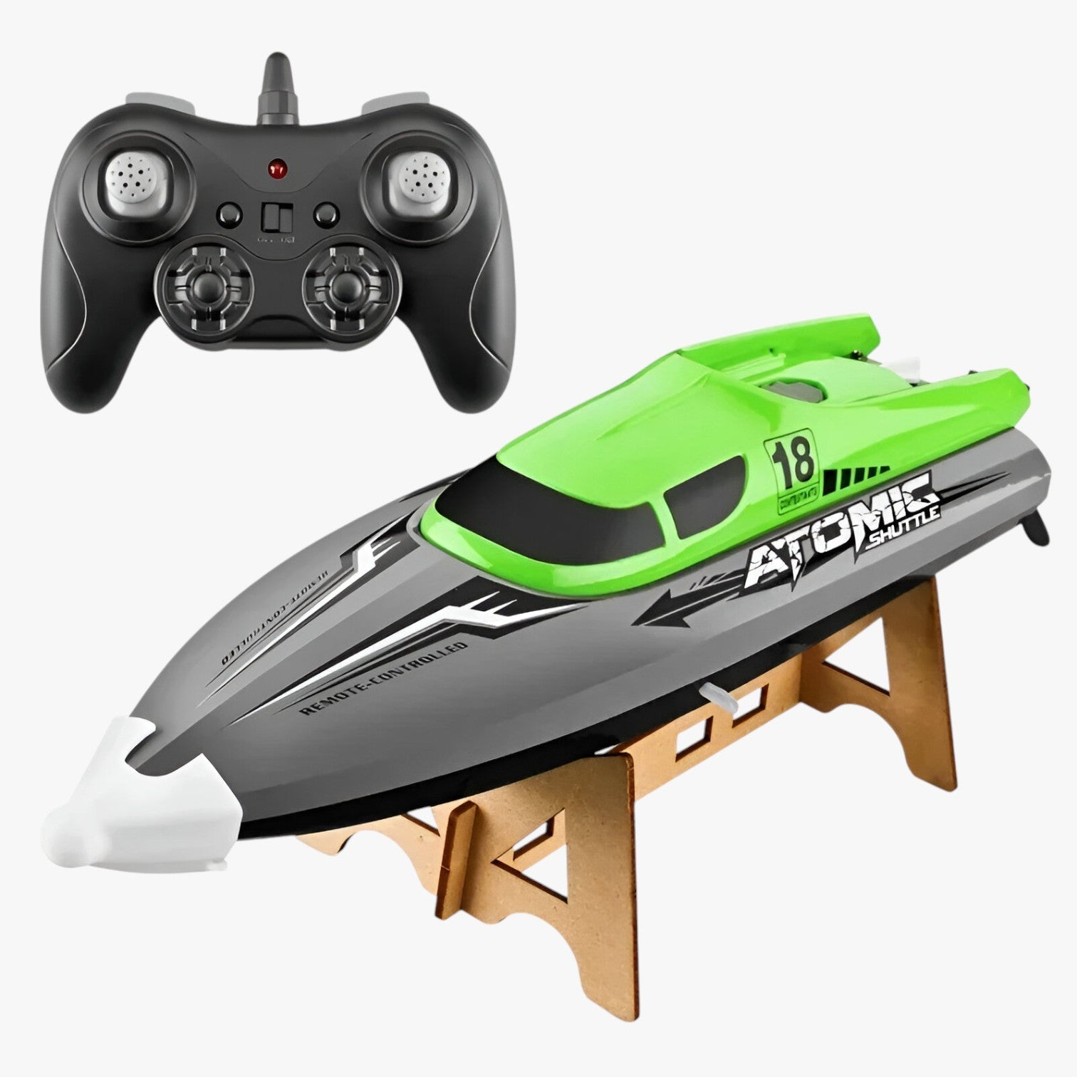 High-Performance Racing Boat AquaX – RC Speedboat with Water Cooling & Auto-Reset